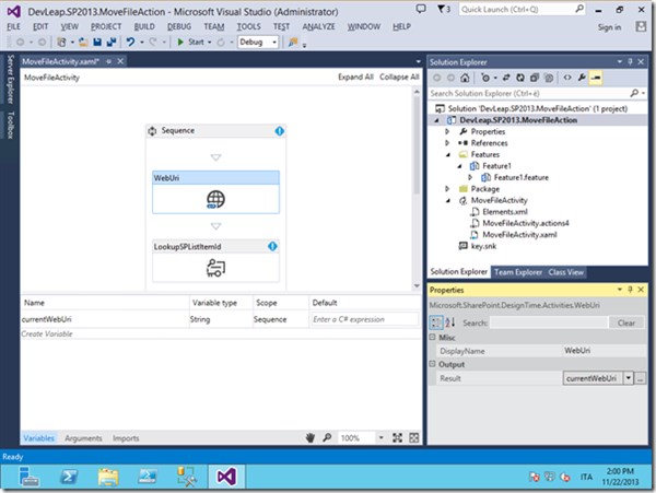 How to Create a Workflow Custom Action for SharePoint Designer 2013 ...
