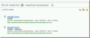 SharePoint: Using the Keyword Query for Search Driven Applications
