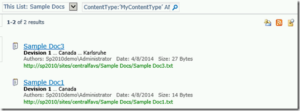 SharePoint: Using the Keyword Query for Search Driven Applications