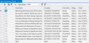 Store Twitter mentions on blog posts in Azure database using Azure Logic App and Azure API App