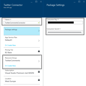 Store Twitter mentions on blog posts in Azure database using Azure Logic App and Azure API App