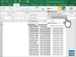 How to Create an Excel Gantt Chart with Project Online Data + Power BI