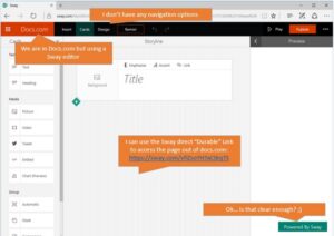 Sway as the new Publishing system in the future?