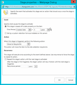 Archiving in SharePoint