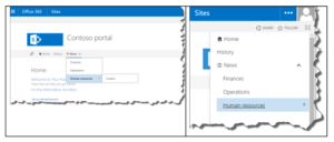 Taxonomy navigation components for SharePoint Online using Office UI Fabric and JSOM