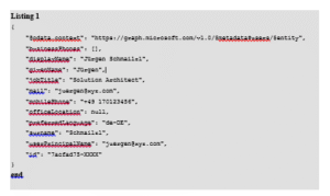 Introduction in Microsoft Graph Development