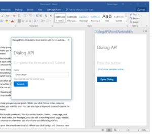 Let’s have a Dialog about the Dialog API