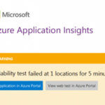 Monitor the Availability of any website with Azure Application Insights availability tests