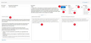 Microsoft Compliance Manager framework 3