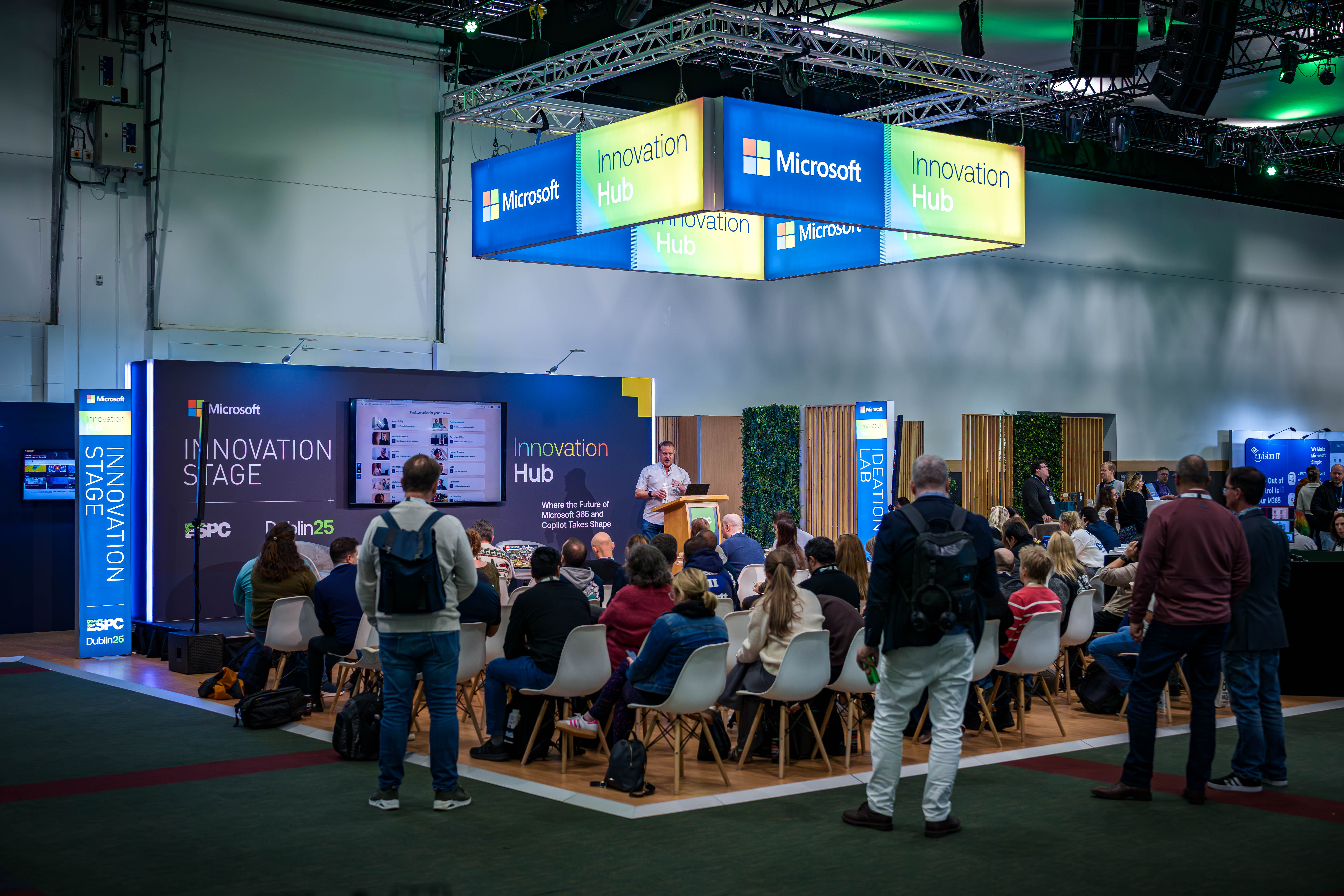 Full audience for innovation stage