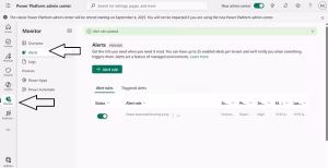 Power Platform Alerts -Finding the failures 1 