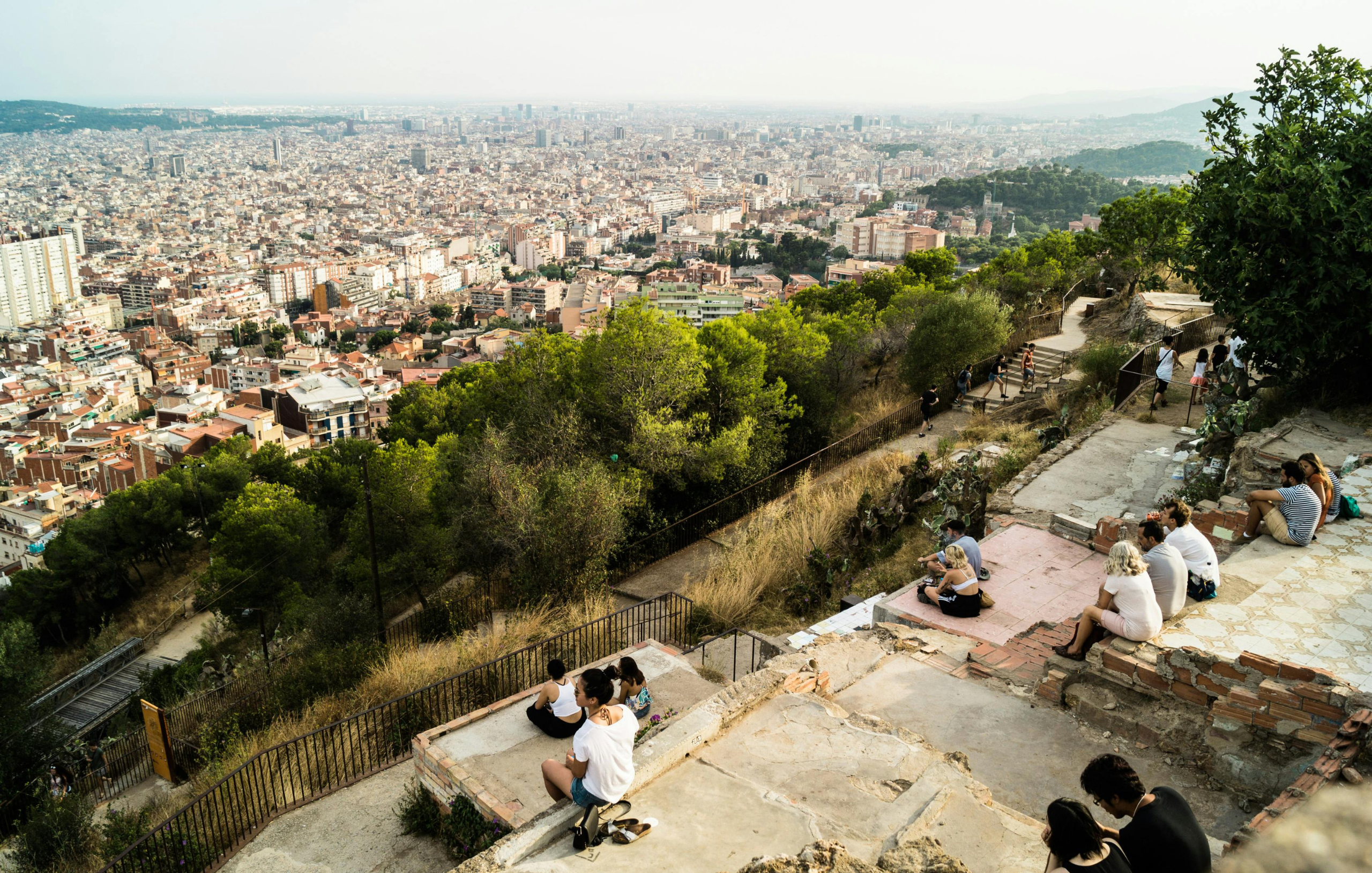 End the Day with Views from Bunkers del Carmel