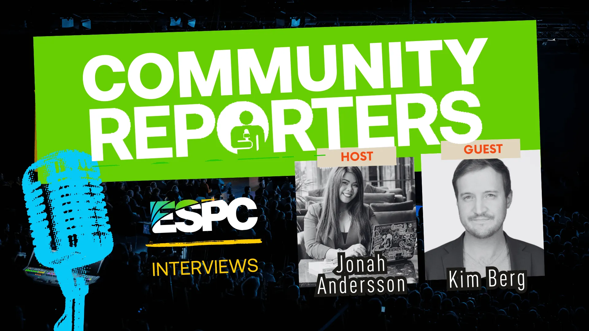 ESPC25-Reporters Jonah and Kim Berg