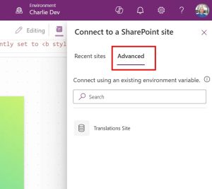 Environment Variables in Canvas Apps