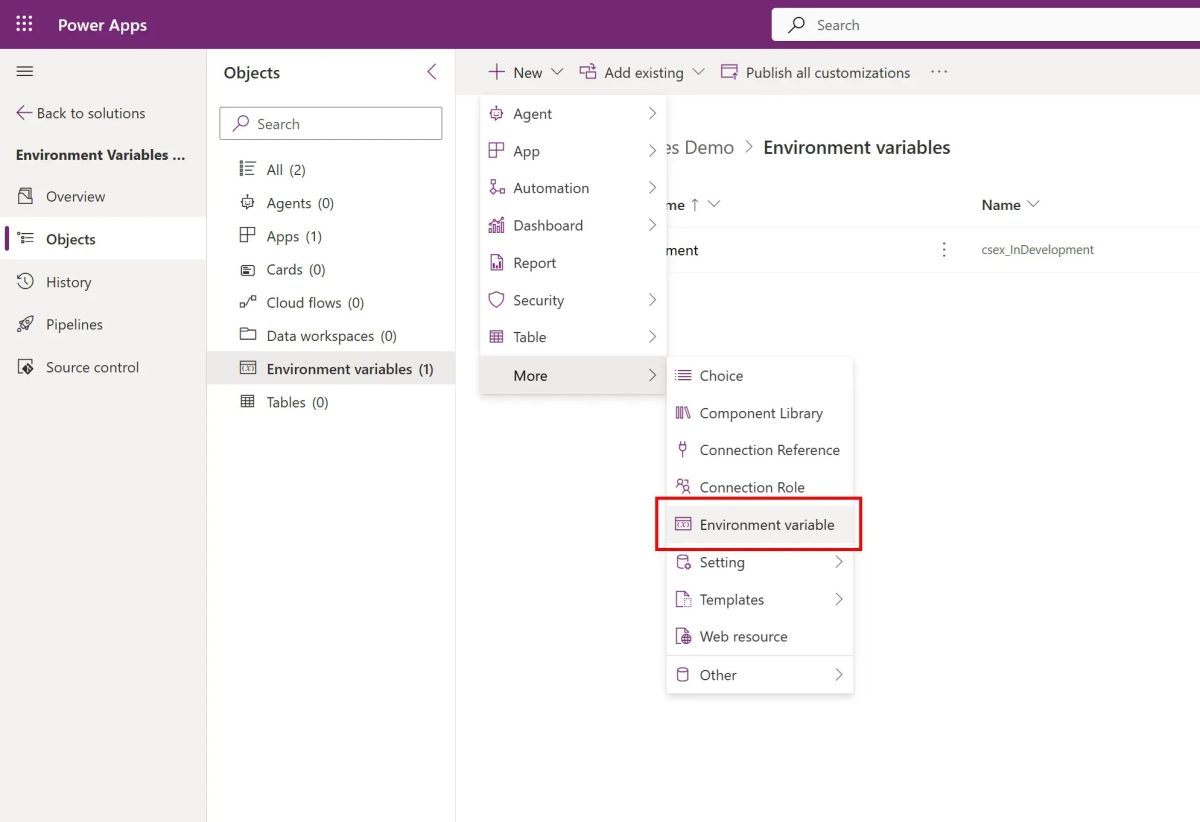 Power Apps Canvas Apps | Environment Variables Guide - ESPC