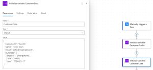 JSON Object including data