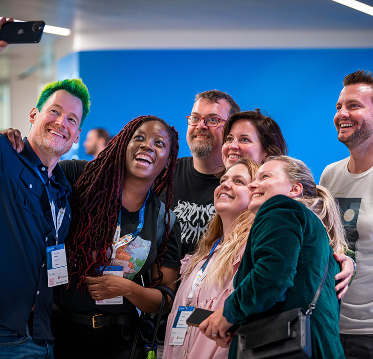 Group of EPPC Attendees smiling taking a selfie