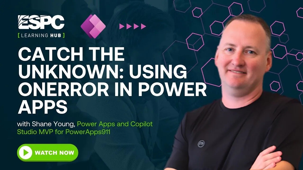 Catch the unknown using onerror in power apps