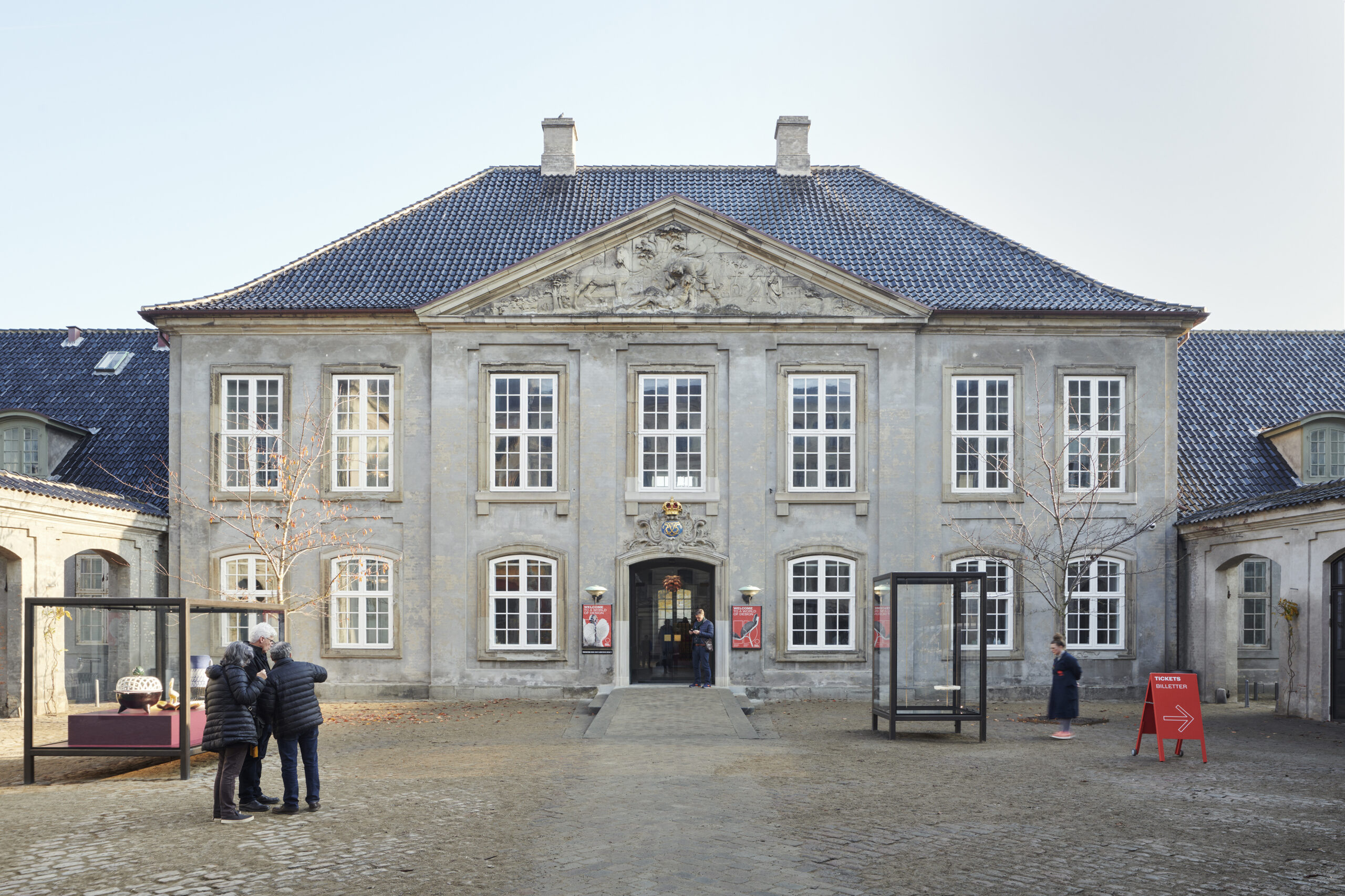 Outside of the Designmuseum Denmark