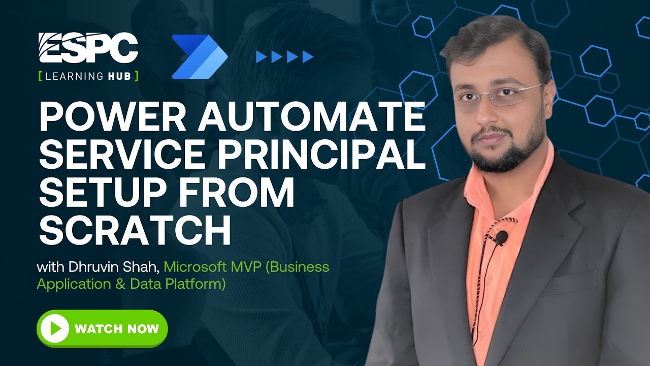 Power Automate Service Principle Setup from Scratch