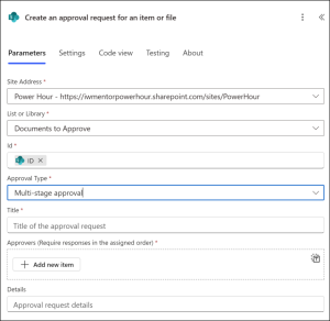 SharePoint Approval Requests in Power Automate 2 