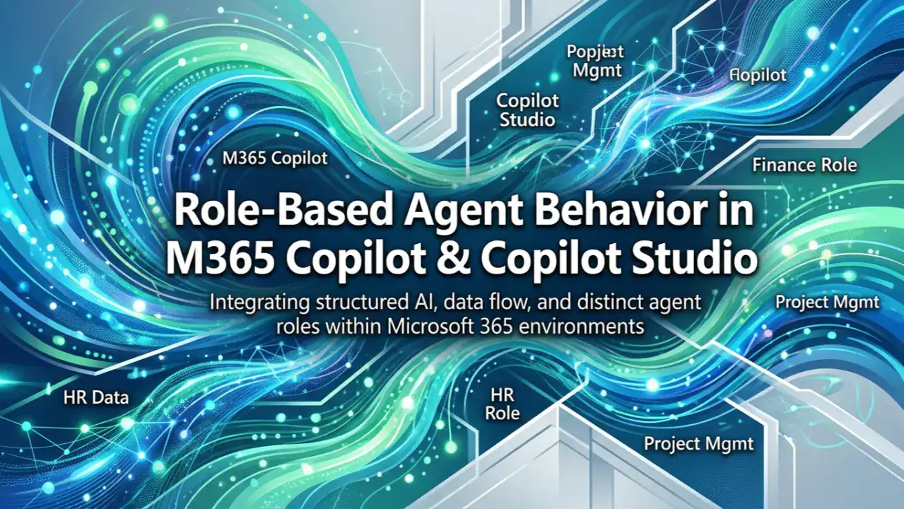 Role-Based Agent Behavior in M365 Copilot & Copilot Studio