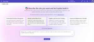 Create Power Pages Site by Copilot Agent 2026