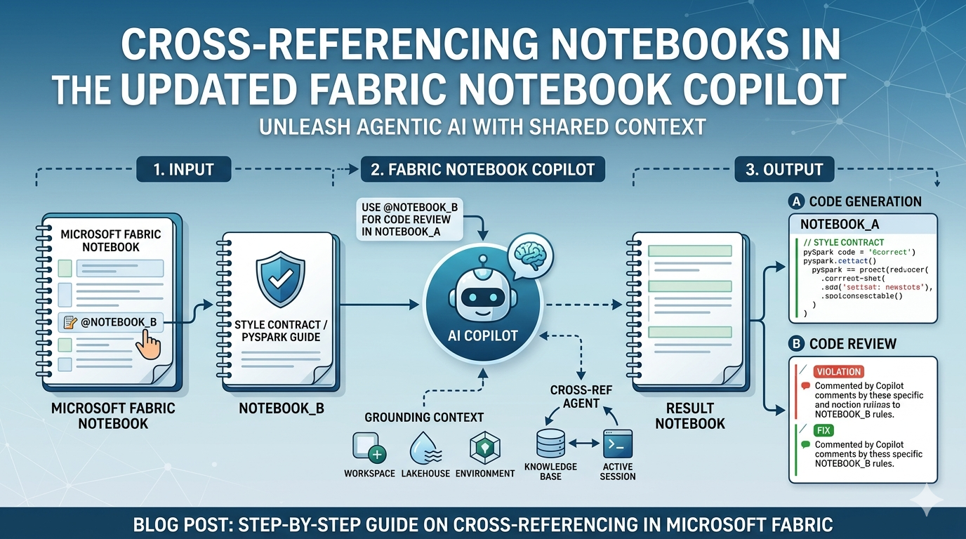 Cross-referencing Notebooks In The Updated Fabric Notebook Copilot
