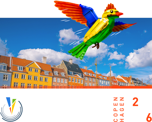 promotion graphic for EPPC SuperEarly Bird sale, featuring a lego bird flying in the sky