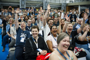 Community Prize Draw Crowd Cheering at EPPC26