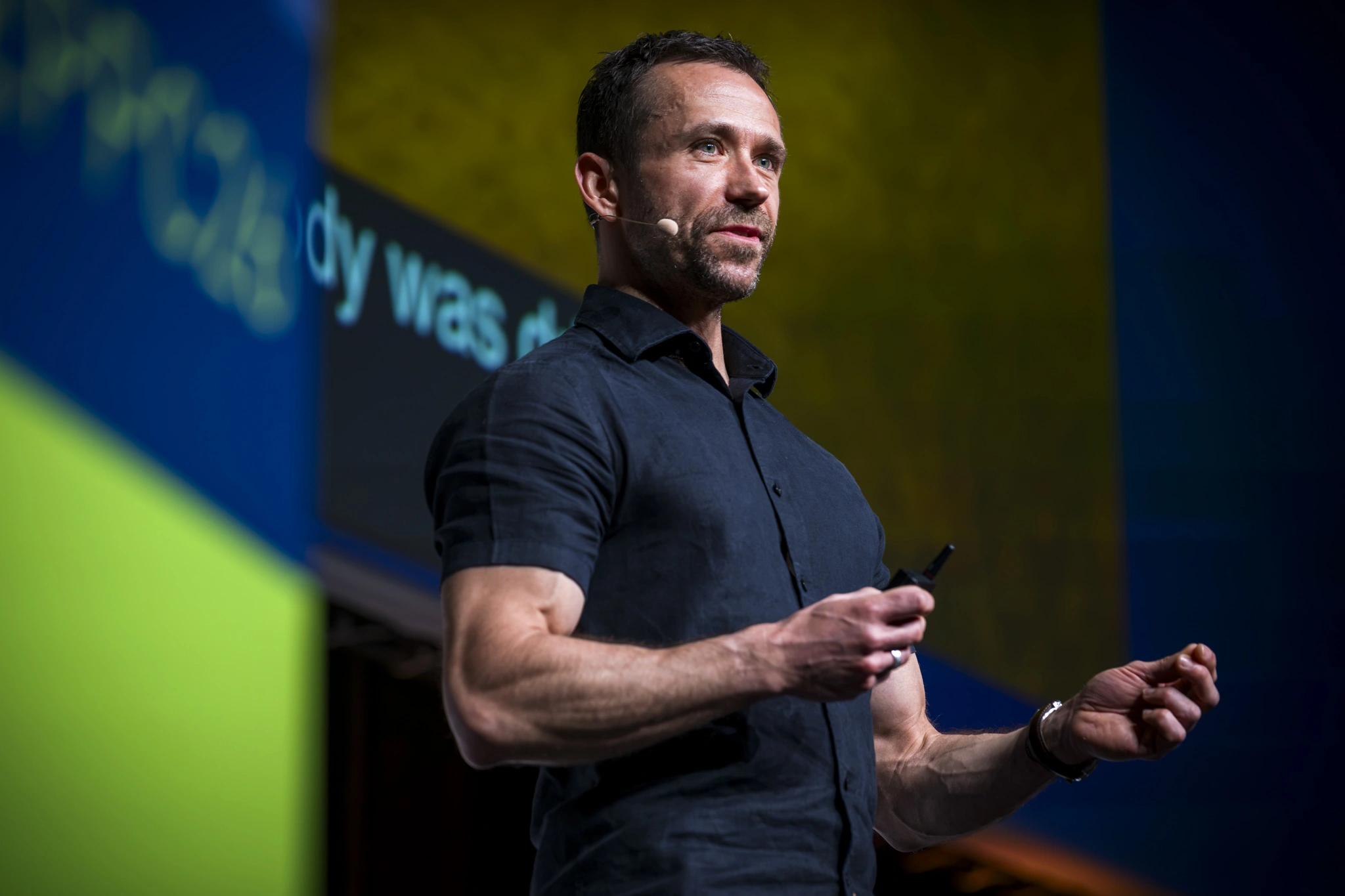 Chris O'Brien on Keynote stage