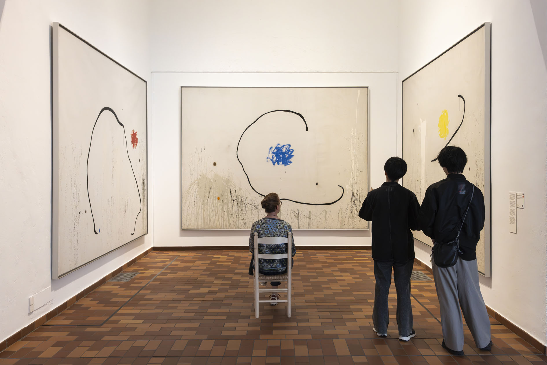 Fundacio Joan Miro Museum People in an Art Gallery