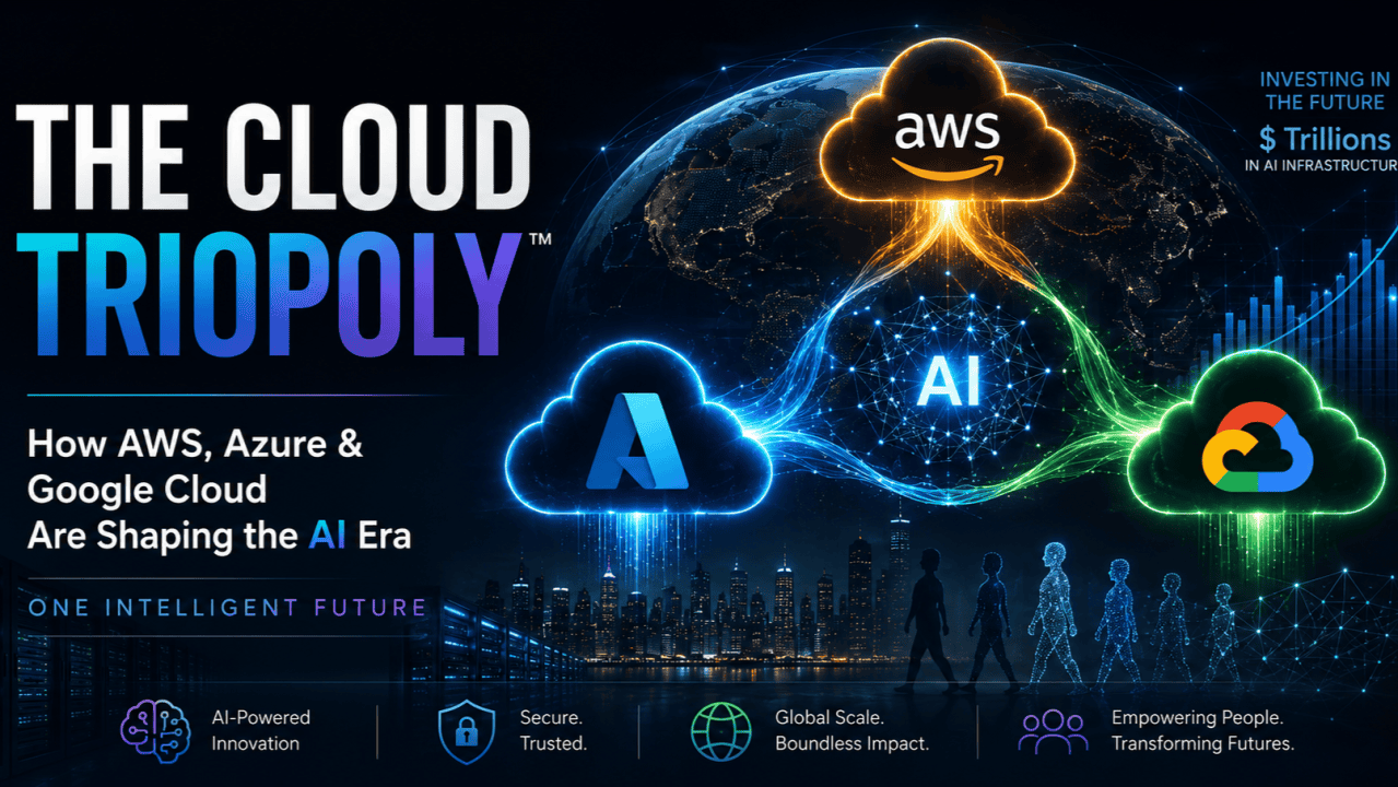 The Cloud Triopoly™: How AWS, Azure, and Google Cloud Are Shaping the AI Era?
