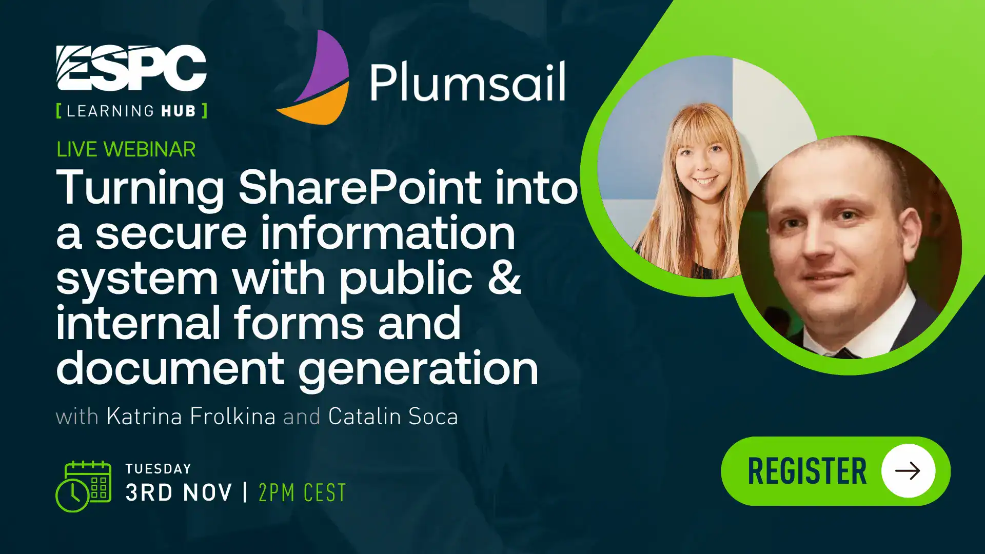 Turning SharePoint into a secure information system with public & internal forms and document generation